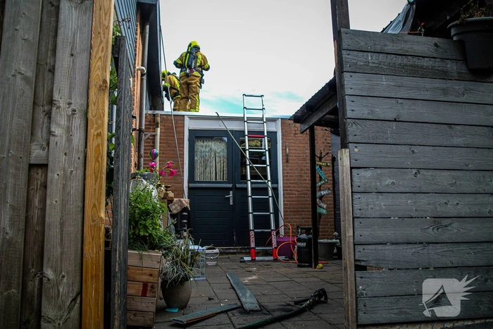 Woningbrand door dakwerkzaamheden