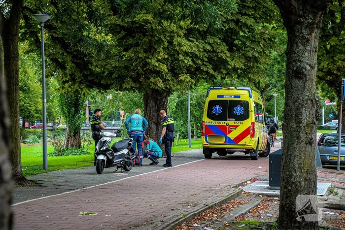 Scooterrijder betrokken bij ongeval