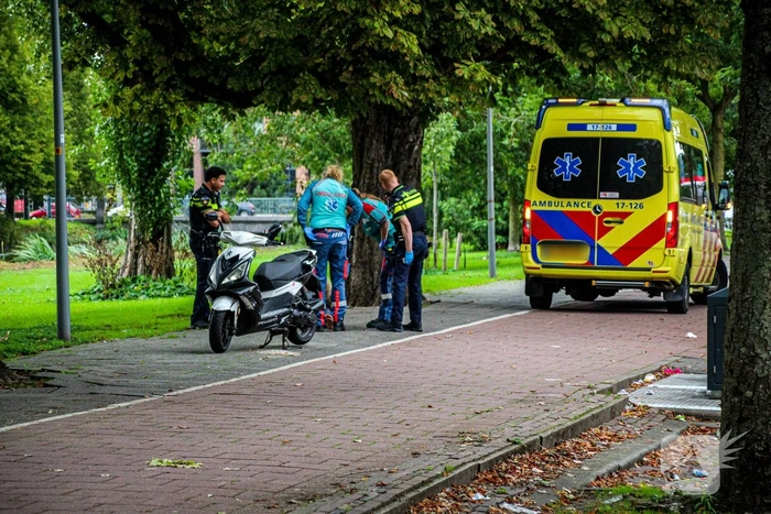 Scooterrijder betrokken bij ongeval
