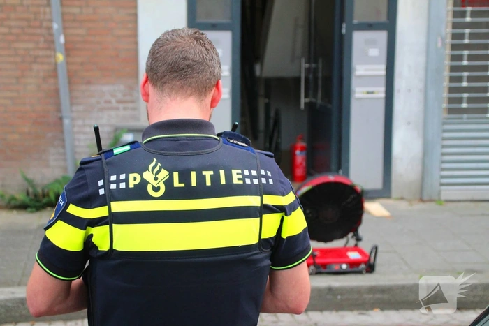 Brand in kelderbox leidt tot medische controle