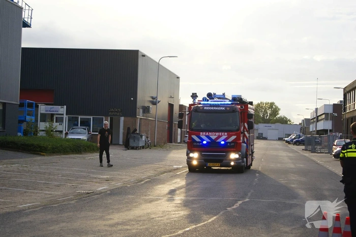 Brand in een kantoorpand snel onder controle
