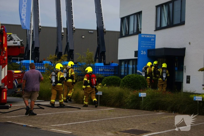 Brand in een kantoorpand snel onder controle