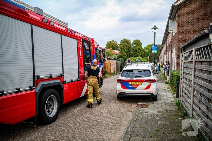 Gaslucht in woning leidt tot brandweeractie