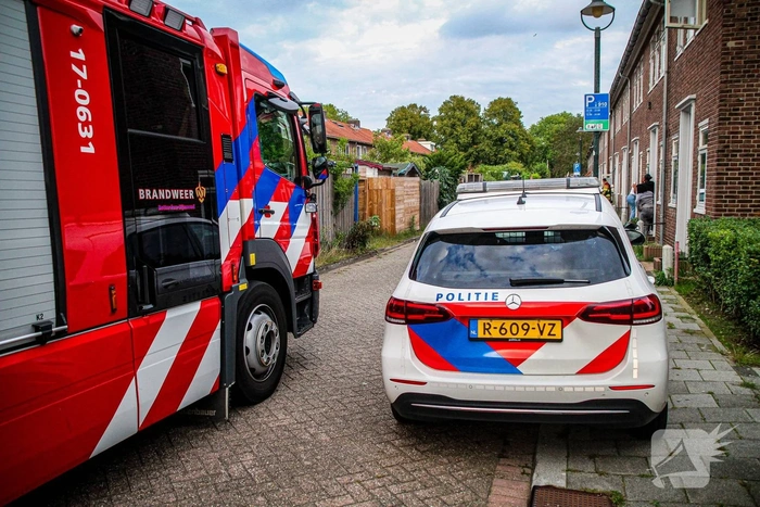 Gaslucht in woning leidt tot brandweeractie