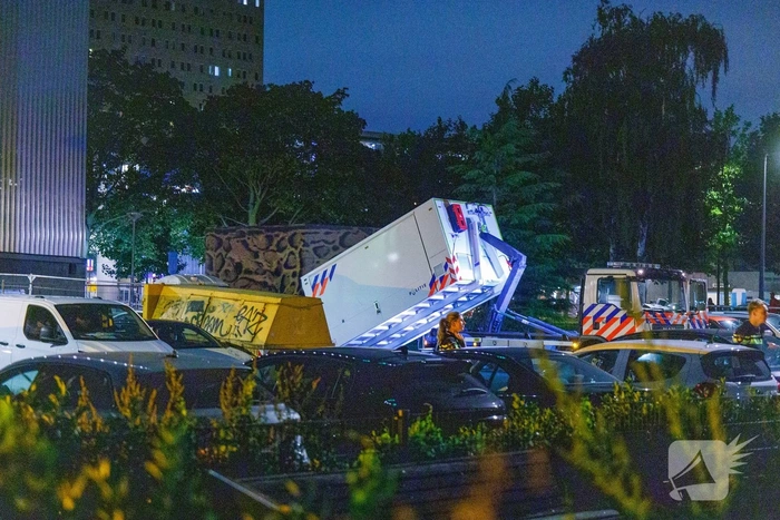 Dodelijk ongeval bij hoog flatgebouw