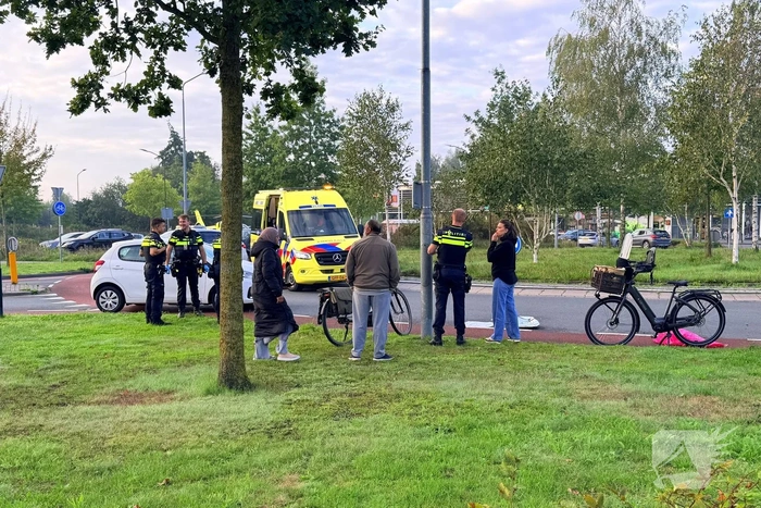 Fietser gewond bij aanrijding met auto