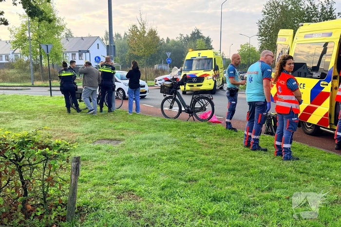 Fietser gewond bij aanrijding met auto