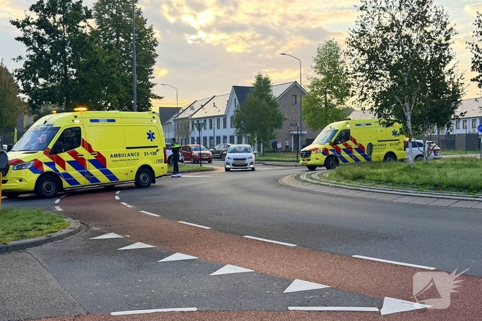 Fietser gewond bij aanrijding met auto