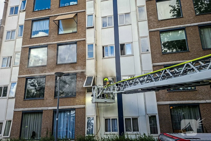 Grote brand in zorginstelling met veel rookontwikkeling