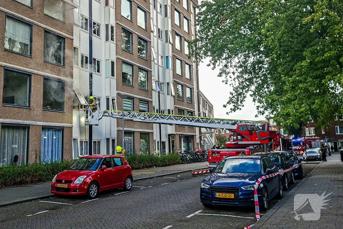 Grote brand in zorginstelling met veel rookontwikkeling