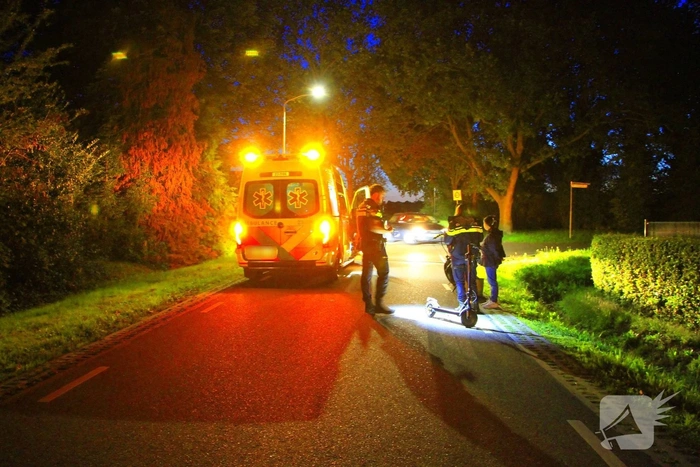Man gewond na val met elektrische step