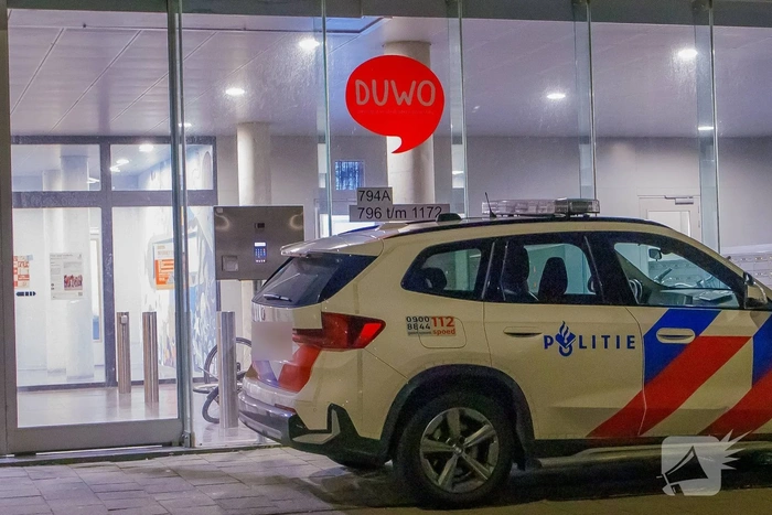 Overval op woning in appartementencomplex