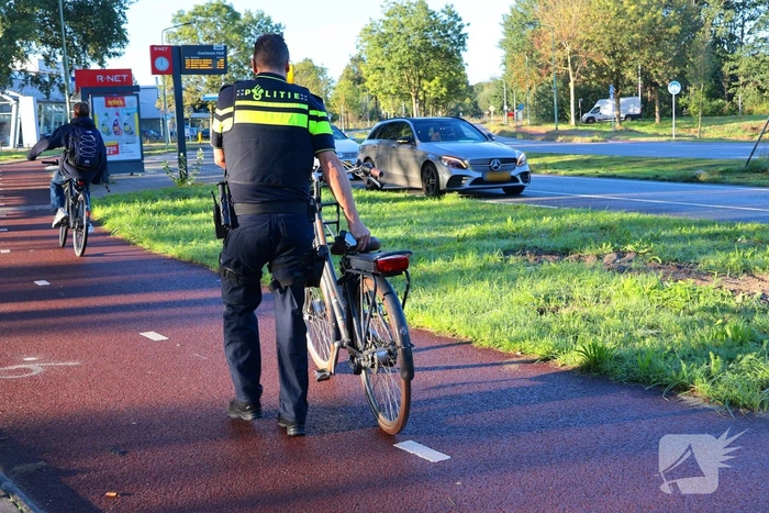 Ongeval tussen fietser en automobilist op A1