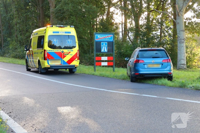 Ongeval tussen fietser en automobilist op A1
