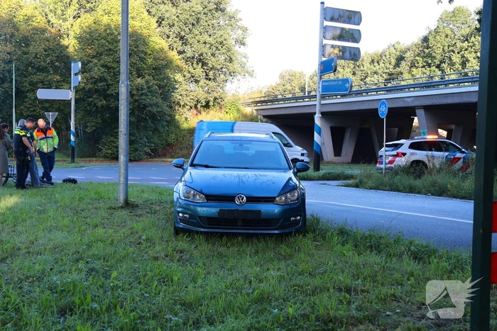 Ongeval tussen fietser en automobilist op A1