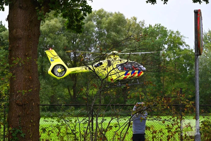 Motorrijder betrokken bij ongeval met aanhanger