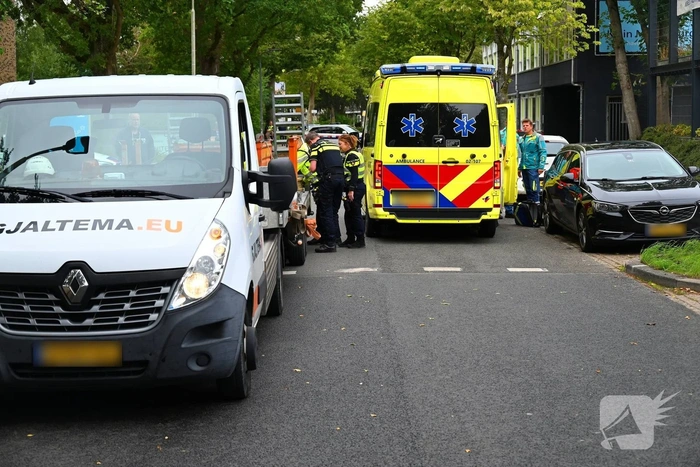 Motorrijder betrokken bij ongeval met aanhanger