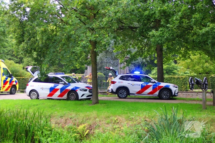 Scootmobiel belandt in water na ongeval