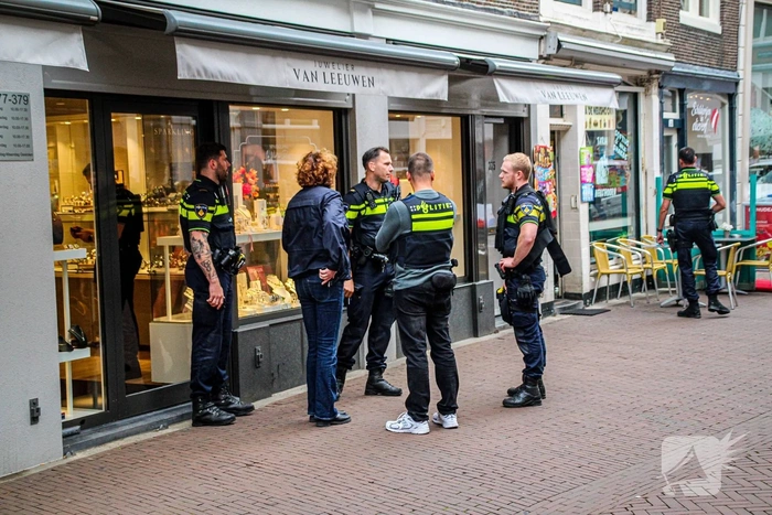Overval op juwelier leidt tot grote politieactie