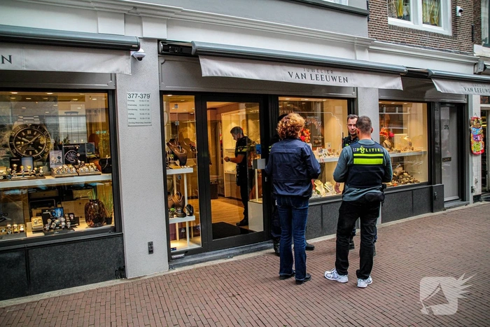 Overval op juwelier leidt tot grote politieactie