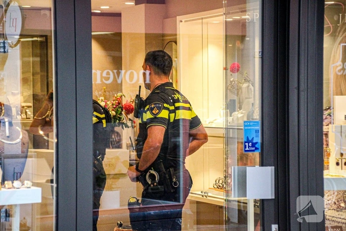 Overval op juwelier leidt tot grote politieactie