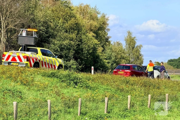 Kopstaartaanrijding leidt tot gewonde op afrit
