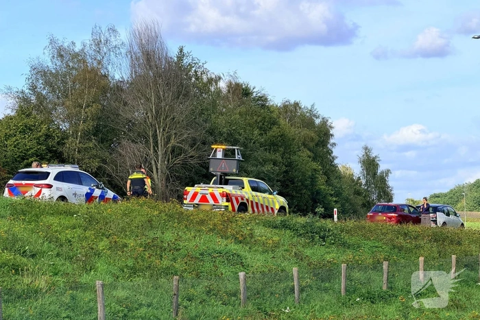 Kopstaartaanrijding leidt tot gewonde op afrit