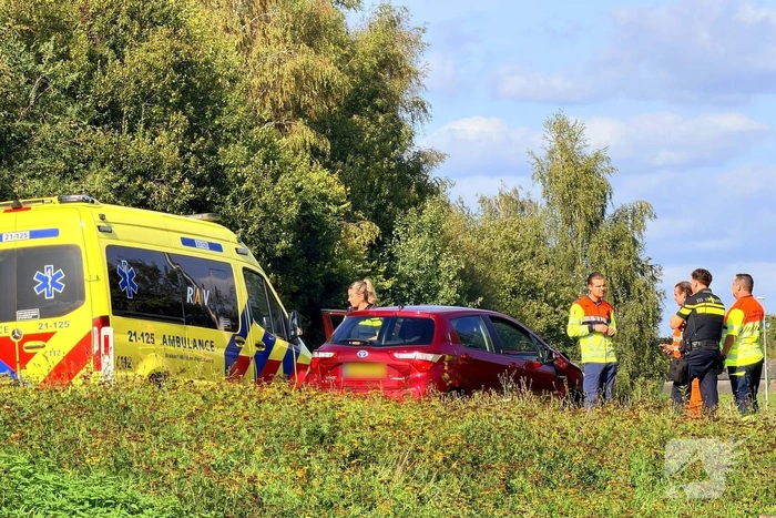 Kopstaartaanrijding leidt tot gewonde op afrit