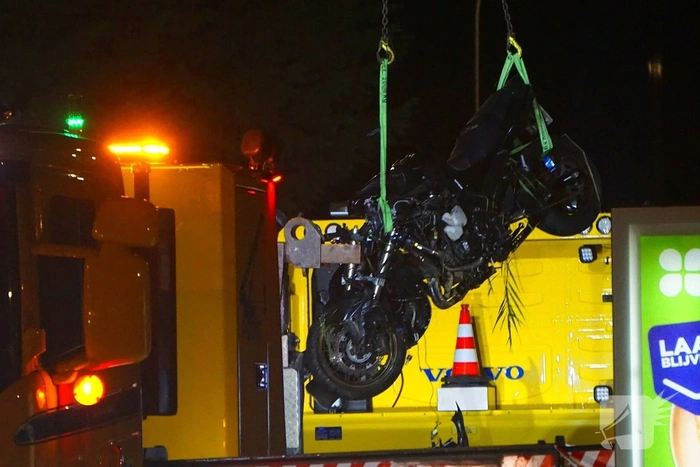 Ernstig verkeersongeval met motorrijder