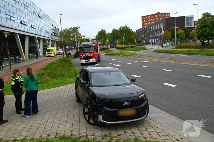 Ongeval tussen twee voertuigen zonder gewonden