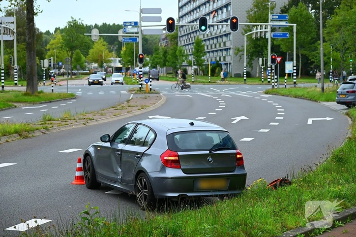 Ongeval tussen twee voertuigen zonder gewonden