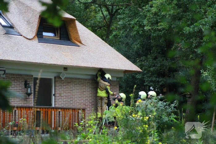 Gaslek door werkzaamheden veroorzaakt alarm