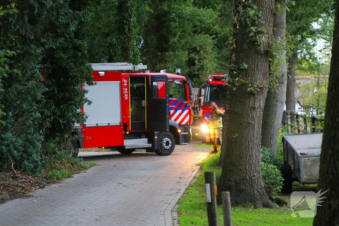 Gaslek door werkzaamheden veroorzaakt alarm