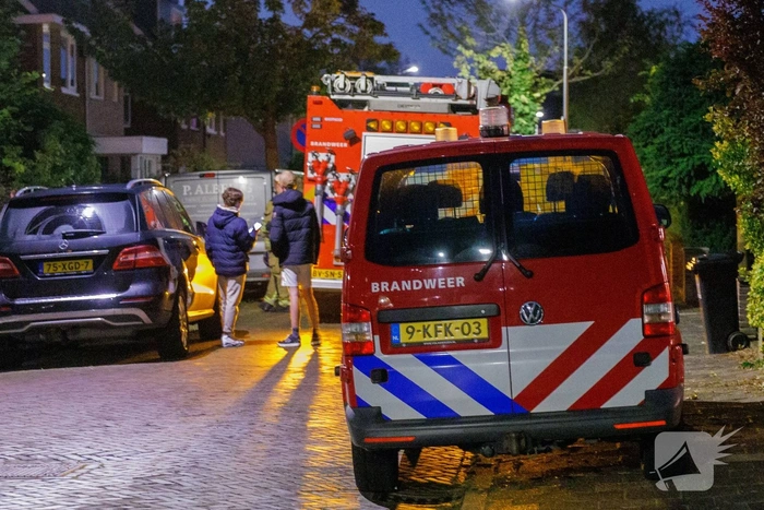Brand op bovenverdieping woning geblust