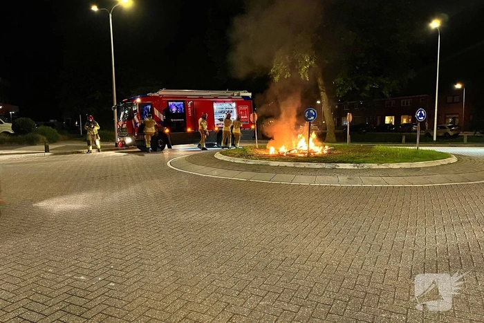 Buitenbrand leidt tot onrust in de straat
