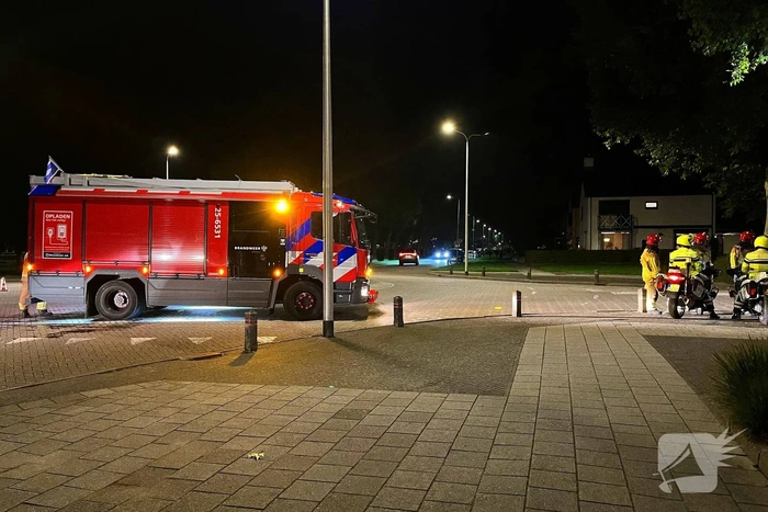 Buitenbrand leidt tot onrust in de straat