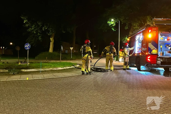 Buitenbrand leidt tot onrust in de straat