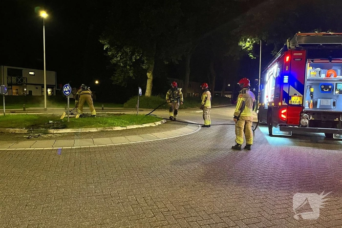 Buitenbrand leidt tot onrust in de straat