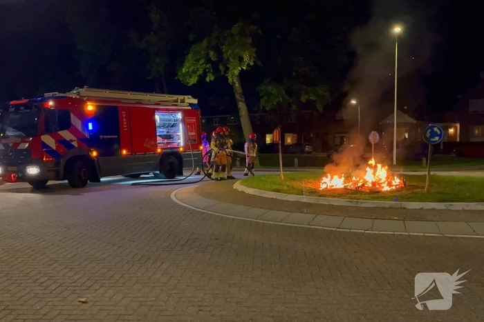 Buitenbrand leidt tot onrust in de straat