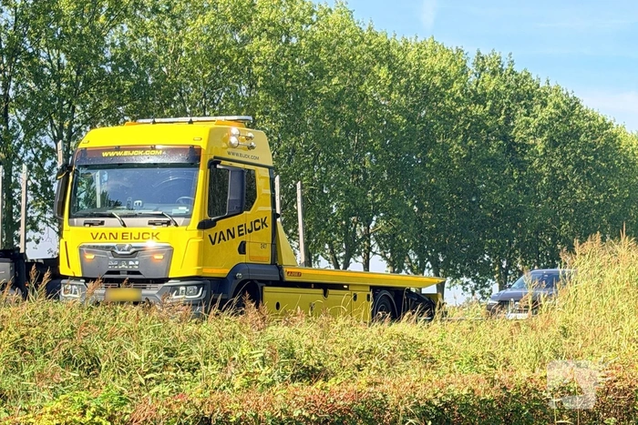 Kopstaartbotsing zonder gewonden op drukke weg
