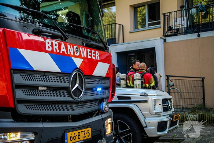 Brand in woning door pannetje op het vuur