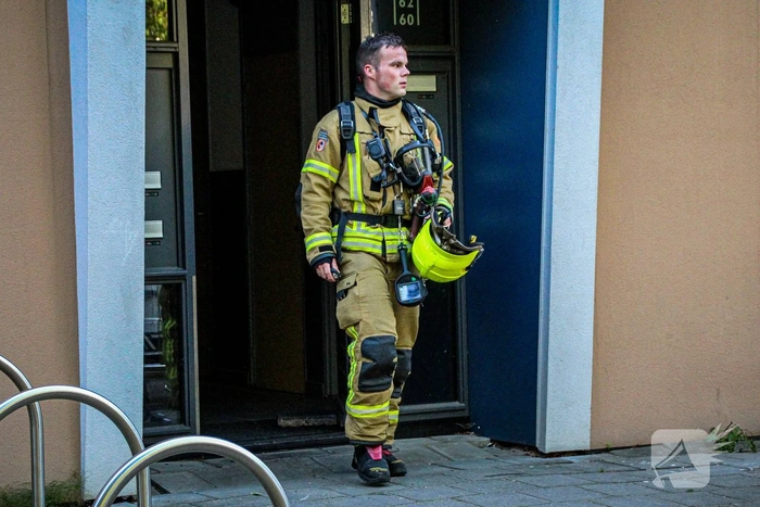 Brand in woning door pannetje op het vuur