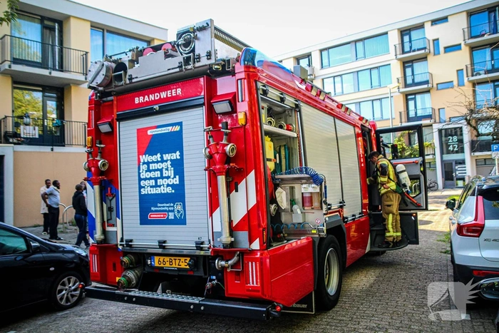 Brand in woning door pannetje op het vuur