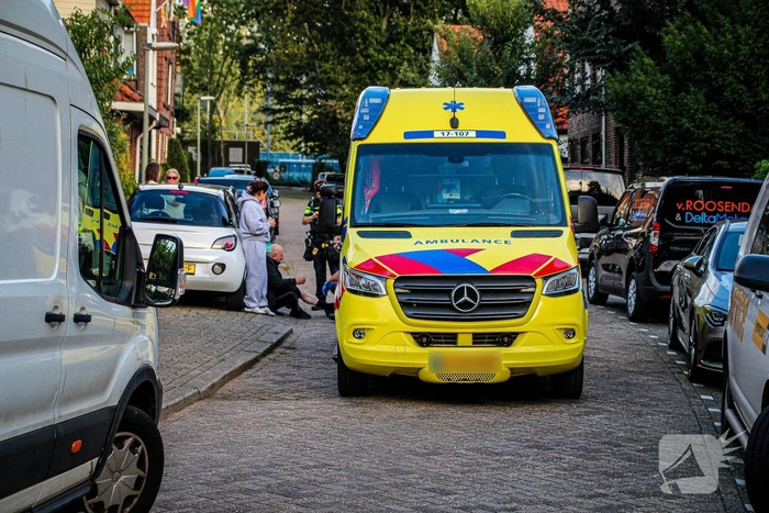 Ongeval tussen bestelbus en voetganger
