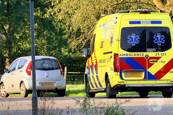 Fietser gewond bij aanrijding met auto