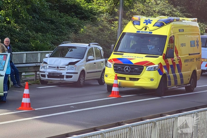 Botsing leidt tot verkeershinder en filevorming