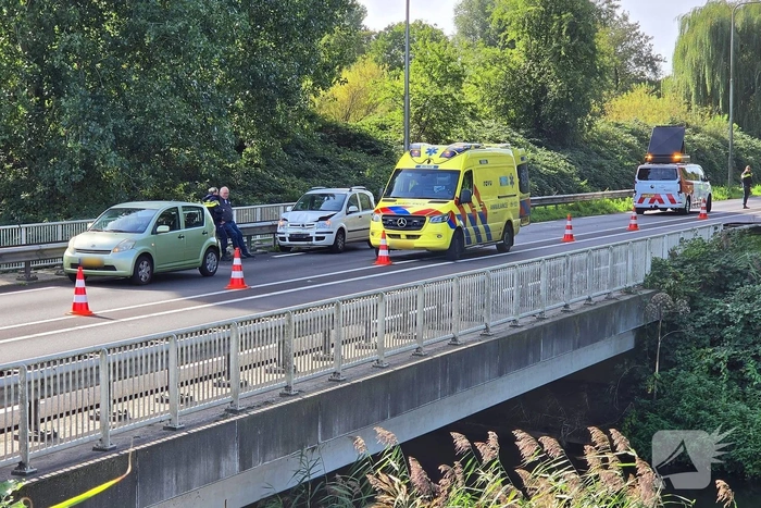 Botsing leidt tot verkeershinder en filevorming