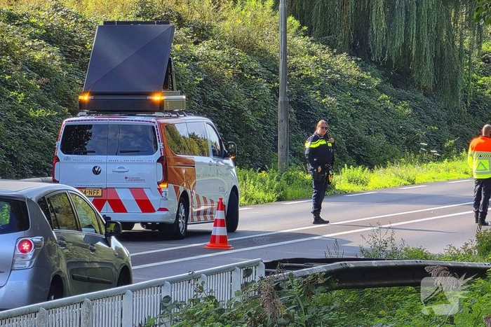 Botsing leidt tot verkeershinder en filevorming