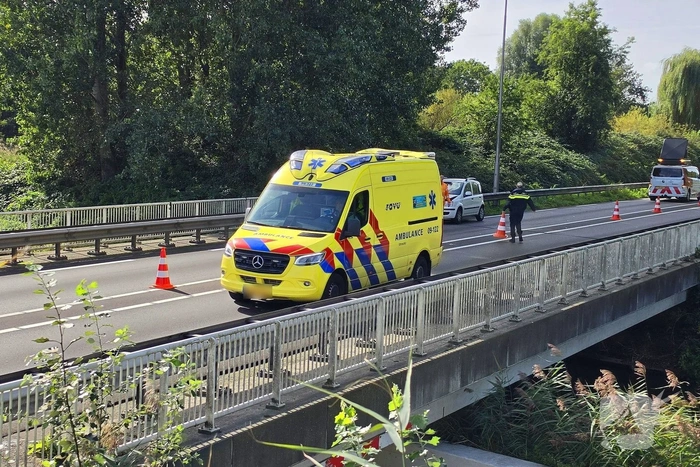 Botsing leidt tot verkeershinder en filevorming
