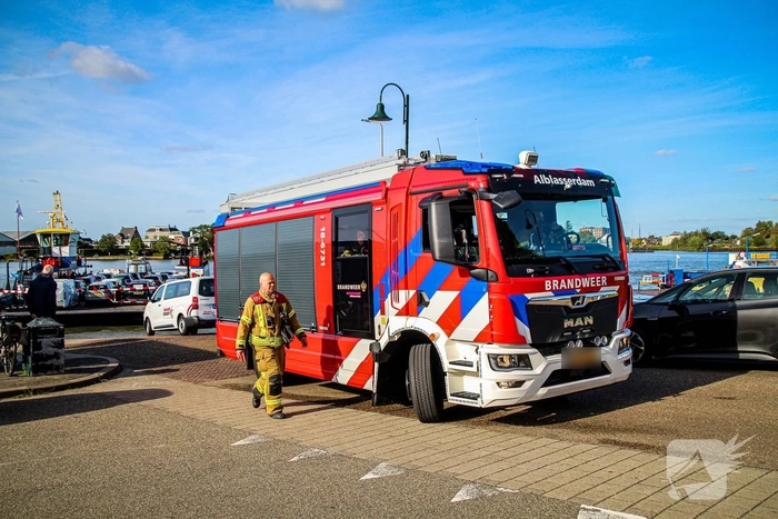 Vrachtschepen botsen op de Lek